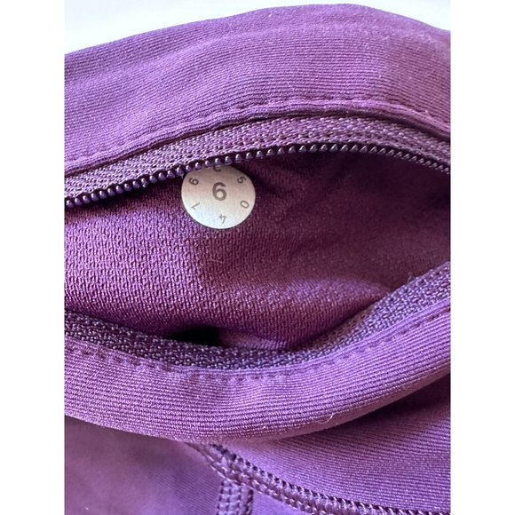 Lululemon 6 Tight Stuff Reflective Dots Scallop Ankle Purple - Picture 8 of 16